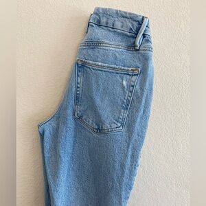 Good American x Zara - Women’s Distressed Light Wash Denim Jeans - Size 2